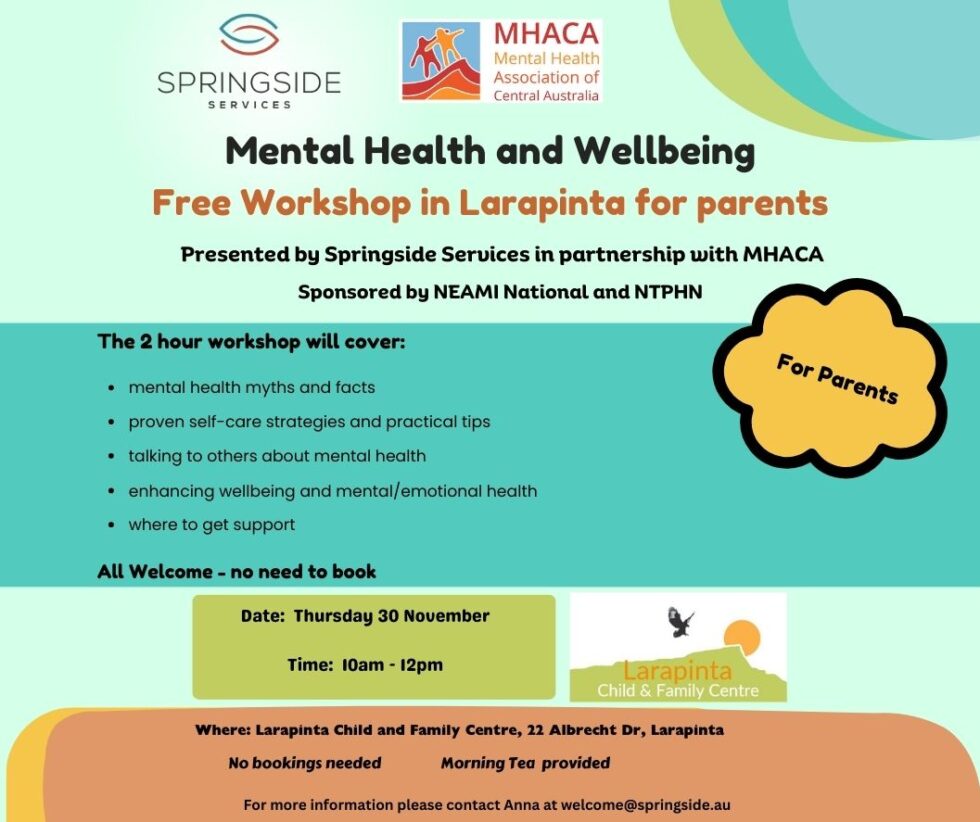 FREE Mental Health and Wellbeing workshop for parents - Mental Health ...